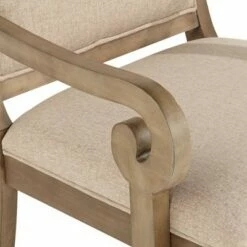 Kensington Hill Diana Beige Upholstered Accent Chair -Living Room Chairs store unnamed file 4556