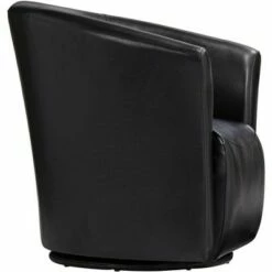 Studio 55D Rocket Rivera Black Swivel Accent Chair -Living Room Chairs store unnamed file 4565