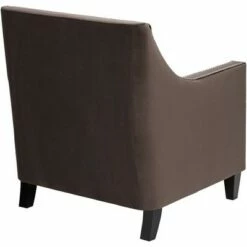 55 Downing Street Tiffany Chocolate Brown Tufted Armchair -Living Room Chairs store unnamed file 4579