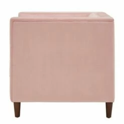 Karissa Velvet Armchair with Pillows Pink - Inspire Q -Living Room Chairs store unnamed file 4583