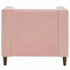Karissa Velvet Armchair with Pillows Pink - Inspire Q -Living Room Chairs store unnamed file 4584
