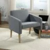 Dakota Pass Tweed with Faux Wood Accent Chair Gray - Sauder 2 Dakota Pass Tweed with Faux Wood Accent Chair Gray - Sauder -Living Room Chairs store unnamed file 4590
