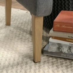 Dakota Pass Tweed with Faux Wood Accent Chair Gray - Sauder -Living Room Chairs store unnamed file 4593