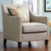 Studio 55D Flynn Heirloom Gray Upholstered Armchair -Living Room Chairs store unnamed file 4608