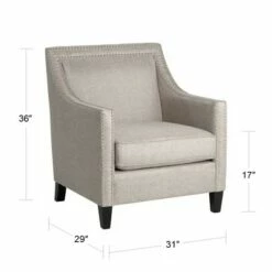 Studio 55D Flynn Heirloom Gray Upholstered Armchair 13 Studio 55D Flynn Heirloom Gray Upholstered Armchair -Living Room Chairs store unnamed file 4613