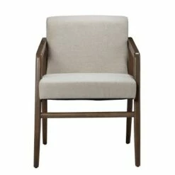 Winwest Upholstered Accent Chair Cream/Brown - Aiden Lane -Living Room Chairs store unnamed file 4620
