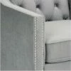 55 Downing Street Tiffany Gray Tufted Armchair -Living Room Chairs store unnamed file 4651