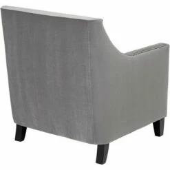 55 Downing Street Tiffany Gray Tufted Armchair -Living Room Chairs store unnamed file 4654
