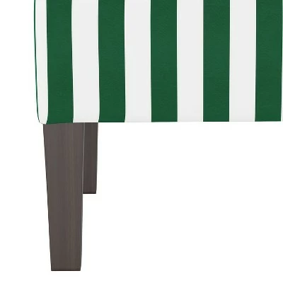 Swoop Armchair Canopy Stripe Emerald - Skyline Furniture 6 Swoop Armchair Canopy Stripe Emerald - Skyline Furniture - Image 4