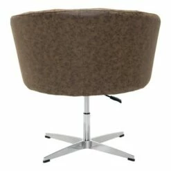 Modern Upholstered Occasional Chair Vintage Coffee - ZM Home -Living Room Chairs store unnamed file 4673