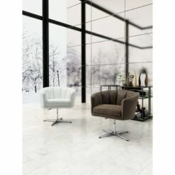 Modern Upholstered Occasional Chair Vintage Coffee - ZM Home -Living Room Chairs store unnamed file 4676