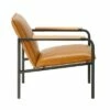 Sauder Boulevard Café Metal Lounge Chair Camel Finish