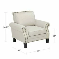 Elm Lane Clyde Park Oslo Linen Nailhead Trim Armchair 15 Elm Lane Clyde Park Oslo Linen Nailhead Trim Armchair -Living Room Chairs store unnamed file 4693