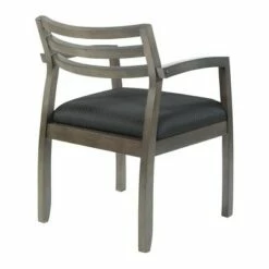 Napa Cherry Guest Chair Black/Gray - OSP Home Furnishings