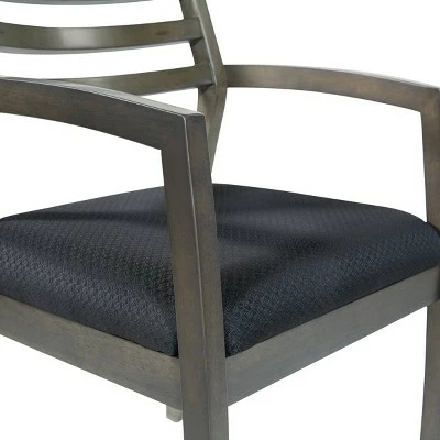 Napa Cherry Guest Chair Black/Gray - OSP Home Furnishings 6 Napa Cherry Guest Chair Black/Gray - OSP Home Furnishings - Image 4