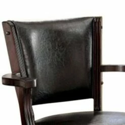 Contemporary Armchair Cherry - Benzara