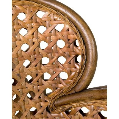 Margherita Rattan Accent Chair Brown - East at Main 6 Margherita Rattan Accent Chair Brown - East at Main - Image 4