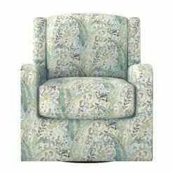 Kirke Modern Wingback Swivel Club Chair - Handy Living Striped Black -Living Room Chairs store unnamed file 4822