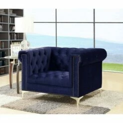 Vanessa Club Chair - Chic Home Design Purple -Living Room Chairs store unnamed file 4832