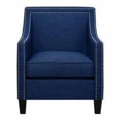 Elkin Accent Chair with Chrome Nailheads - Picket House Furnishings® Teal