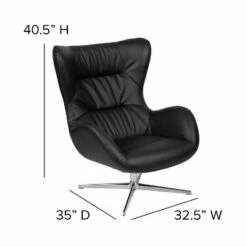 Flash Furniture Home and Office Retro Swivel Wing Accent Chair -Living Room Chairs store unnamed file 4880