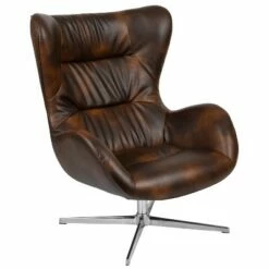 Flash Furniture Home and Office Retro Swivel Wing Accent Chair -Living Room Chairs store unnamed file 4890