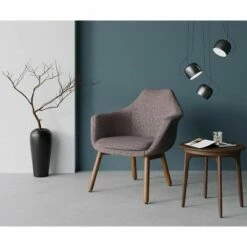 Set of 2 Cronkite Twill Accent Chairs Gray - Manhattan Comfort