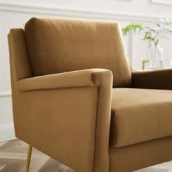 Chesapeake Performance Velvet Armchair - Modway Gold/cognac 17 Chesapeake Performance Velvet Armchair - Modway Gold/cognac -Living Room Chairs store unnamed file 4922