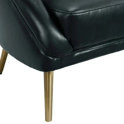 Taya Accent Chair with Gold Legs - Picket House Furnishings Brown 8 Taya Accent Chair with Gold Legs - Picket House Furnishings Brown - Image 6