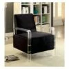 Crider Contemporary Acrylic Frame Accent Chair - HOMES: Inside + Out Black -Living Room Chairs store unnamed file 4956