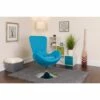 Flash Furniture Egg Series Side Reception Chair with Bowed Seat -Living Room Chairs store unnamed file 4984