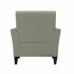 Graff Button Tufted Armchair Linen - Handy Living Peacock Blue -Living Room Chairs store unnamed file 5038