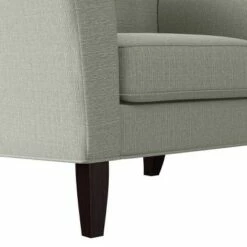 Graff Button Tufted Armchair Linen - Handy Living Peacock Blue -Living Room Chairs store unnamed file 5039