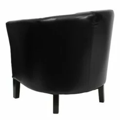 Flash Furniture LeatherSoftSoft Barrel Shaped Guest Chair