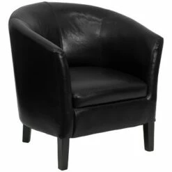 Flash Furniture LeatherSoftSoft Barrel Shaped Guest Chair -Living Room Chairs store unnamed file 5052