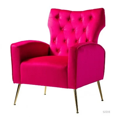 Karat Home | Raphael Accent Wingback Chair 13 Karat Home | Raphael Accent Wingback Chair - Image 11