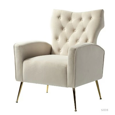 Karat Home | Raphael Accent Wingback Chair 20 Karat Home | Raphael Accent Wingback Chair - Image 18