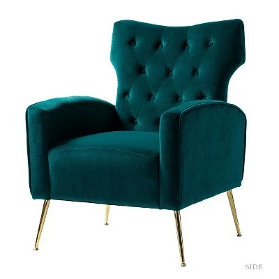 Karat Home | Raphael Accent Wingback Chair 21 Karat Home | Raphael Accent Wingback Chair - Image 19