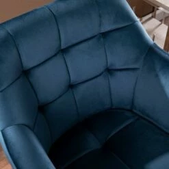 Bartwin Upholstered Accent Chair Blue/Black - Southern Enterprises