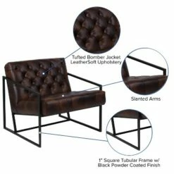 Flash Furniture HERCULES Madison Series Tufted Lounge Chair -Living Room Chairs store unnamed file 5086