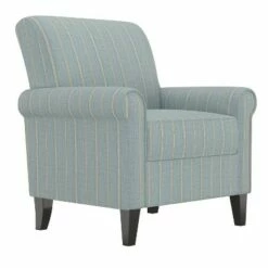 Janet Rolled Arm Chair - Handy Living Turquoise -Living Room Chairs store unnamed file 5117