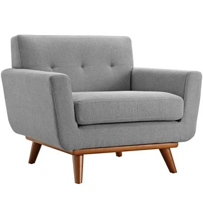 Engage Upholstered Armchair - Modway Beige 9 Engage Upholstered Armchair - Modway Beige - Image 7
