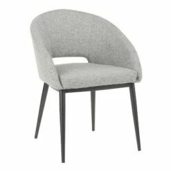 Renee Contemporary Chair - LumiSource Black/gray 19 Renee Contemporary Chair - LumiSource Black/gray -Living Room Chairs store unnamed file 5184