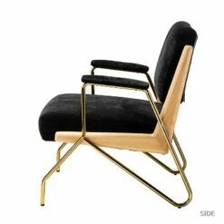 Wooden Upholstered Armchair | Karat Home