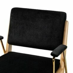 Wooden Upholstered Armchair | Karat Home -Living Room Chairs store unnamed file 5189