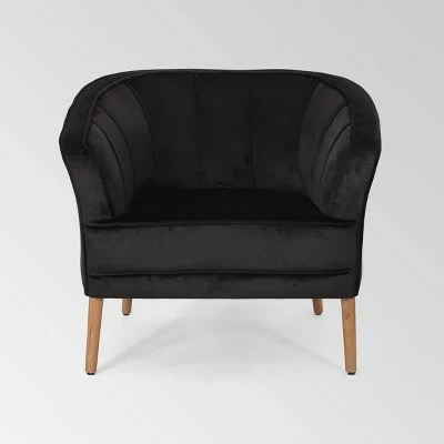 Aida Modern Glam Club Chair - Christopher Knight Home Dark Red 7 Aida Modern Glam Club Chair - Christopher Knight Home Dark Red - Image 5