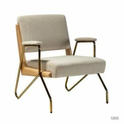 Wooden Upholstered Armchair | Karat Home -Living Room Chairs store unnamed file 5200