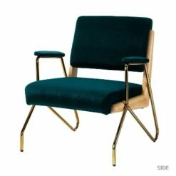 Wooden Upholstered Armchair | Karat Home -Living Room Chairs store unnamed file 5201