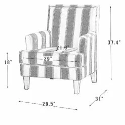 Anne Armchair | Karat Home 24 Anne Armchair | Karat Home -Living Room Chairs store unnamed file 5207