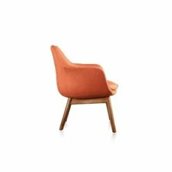 Set of 2 Cronkite Twill Accent Chairs Orange - Manhattan Comfort -Living Room Chairs store unnamed file 5225